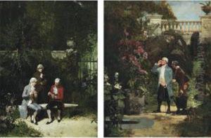 Card Players And The Amateur Botanist