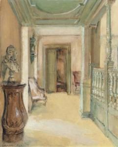Chateau Du Breau A Fontainbleau by Walter Gay