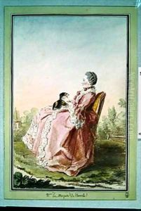 La Marquise de Bonnelle by Louis Carrogis Carmontelle