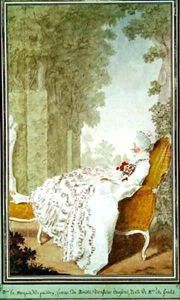 La marquise de Puisieux by Louis Carrogis Carmontelle