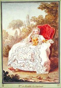 La vicomtesse de Rochechouart by Louis Carrogis Carmontelle