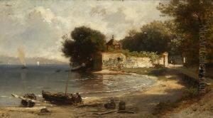 "parthie Bei Harlaching Nachst
 Munchen" / "das Gartchen Am See In Lindau".