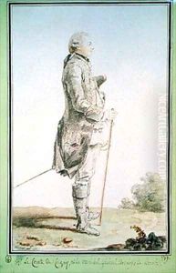 Le Comte de Coigny 1740-1817 by Louis Carrogis Carmontelle