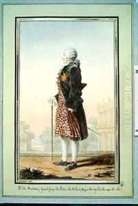 Le Marquis de Montmort by Louis Carrogis Carmontelle