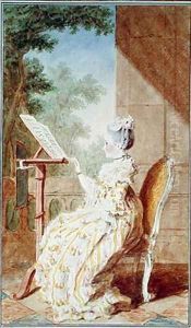 Louis Fidele Durand de Saint-Eugene, La Baronne de Talleyrand by Louis Carrogis Carmontelle