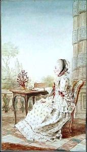 Madame d'Azincourt by Louis Carrogis Carmontelle