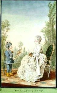 Madame de la Haye and her son