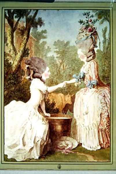 Madame de la Houze et Mademoiselle de Longueil - view 1