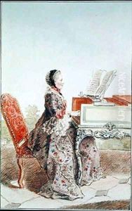 Madame de Maupassant by Louis Carrogis Carmontelle