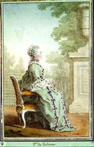 Madame de Vaudoncourt 1763 by Louis Carrogis Carmontelle