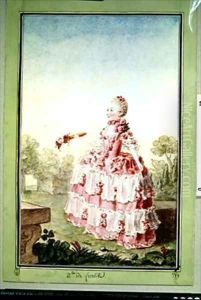 Mademoiselle de Fronville by Louis Carrogis Carmontelle