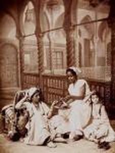 Mauresques Prenant Le Cafe, Circa 1880 Mauresques Prenant Le Cafe, Circa 1880