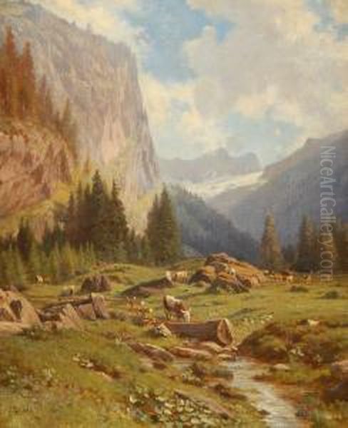 Swiss Mountain Landscape - view 1