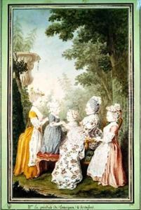 Marie Elisabeth presidente de Lamoignon et ses enfants Marie Elisabeth presidente de Lamoignon et ses enfants