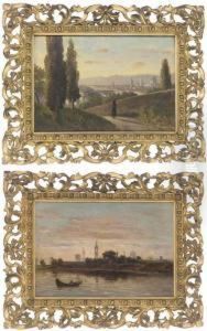 Florence From San Miniato by Lorenzo Gelati