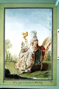 Marie Louise de Menou Comtesse de Damas Crux by Louis Carrogis Carmontelle