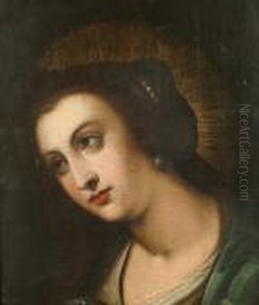A Female Saint. - view 1