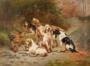 Nach Erfolgreicher Jagd by Jules Bertrand Gelibert