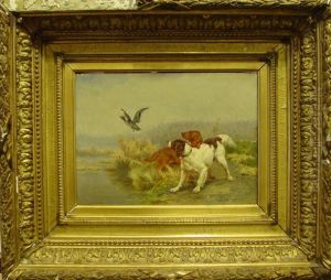 Hundar Pa Jakt. by Jules Bertrand Gelibert