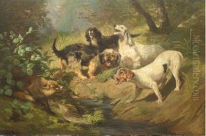 Gelibert < Meute De Chiens Apres Un Renard >