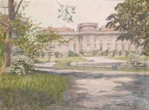 Blick Auf Das Palais Schwarzenberg by Johann Nepomuk Geller