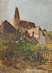 Blick Auf Die Kirche Von Weissenkirchen Blick Auf Die Kirche Von Weissenkirchen
