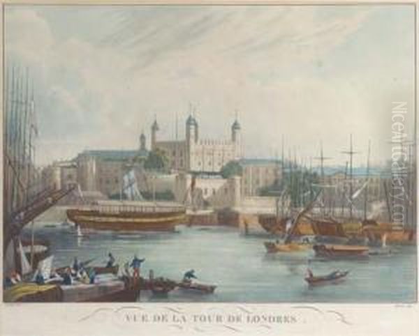 Vue De La Tour De London, Himely - view 1