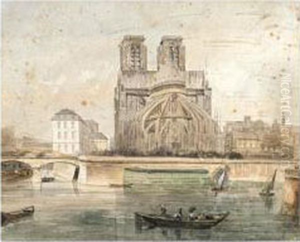 View Of Notre Dame From The Seine - view 1