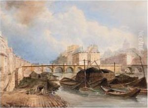 The Pont Neuf And Ile De La Cite, Paris by John Gendall