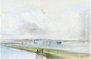 View On The Exe Towards Topsham, Devon