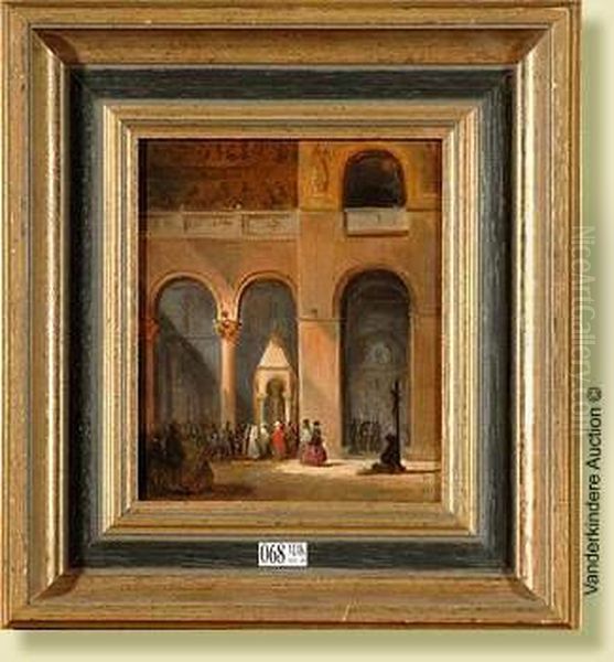 Interieur D'eglise Animee - view 1