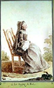 Mrs Reysfeltz from Wesel by Louis Carrogis Carmontelle