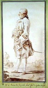Pierre Victor Joseph de Brunstadt 1720-91 Baron de Bezenval by Louis Carrogis Carmontelle