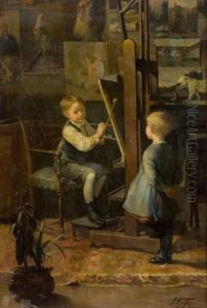 In The Artist's Studio - view 1
