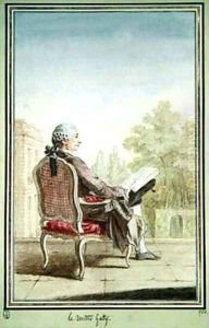 Portrait of Dr. Gatti by Louis Carrogis Carmontelle