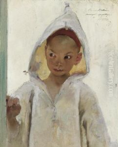 Petit Garcon Vetu D'un Burnous Petit Garcon Vetu D'un Burnous