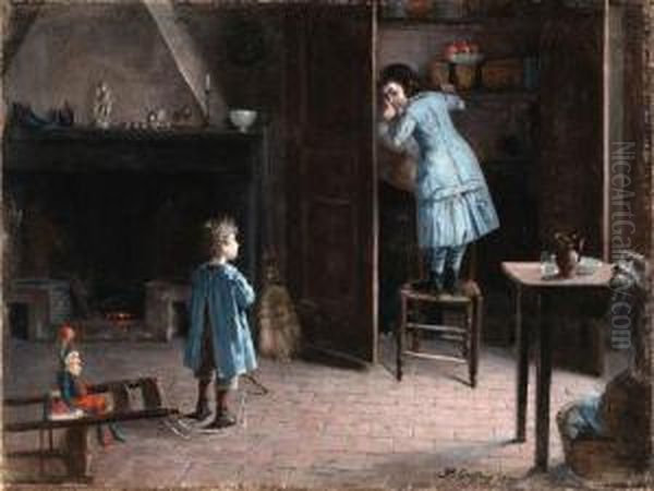 Children In An Interior - view 1