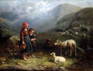 The Young Shepherdesses by George Earl