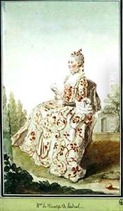 Vicountess of Vaudreuil by Louis Carrogis Carmontelle