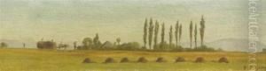 Peasants At Work In The Fields. by Jean Philippe George-Juillard
