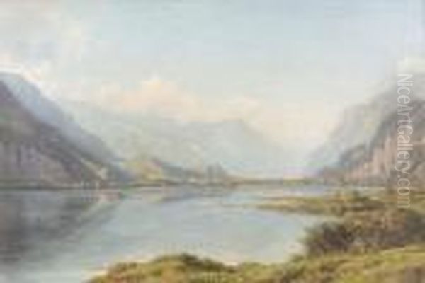 Thunersee Mit Blick Auf Interlaken Und Unterseen. - view 1
