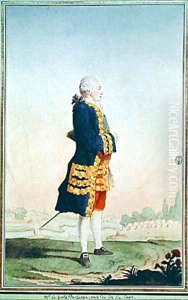Francois-Xavier-Auguste de Saxe (1730-1806) Count of Lusace - view 1