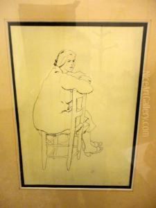 Donna Seduta by Cornelio Geranzani