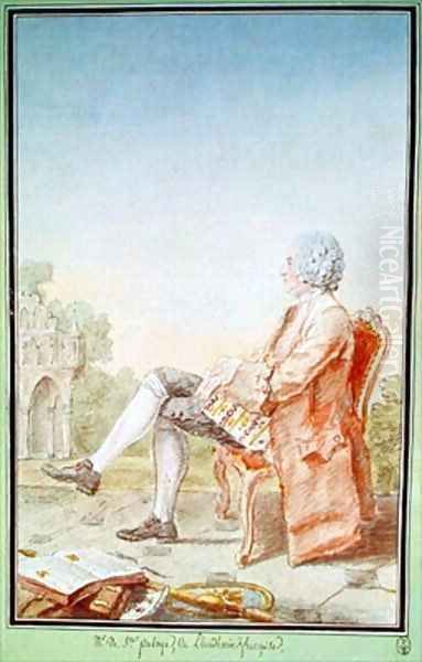 Jean Baptiste de La Curne de Sainte Palaye 1697-1781 of the French Academy - view 1