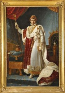 Portrait De L'empereur Napoleon Ier En Costume De Sacre
