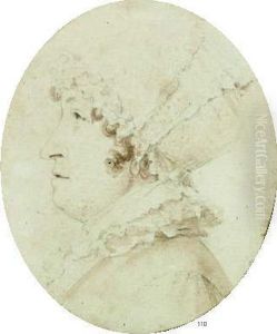 Portrait Presume De Laetitia Bonaparte De Profil En Buste