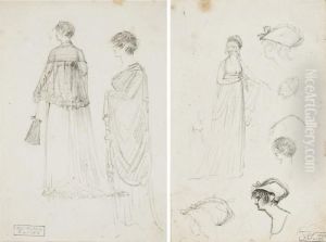 Deux Jeunes Femmes by Baron Francois Gerard
