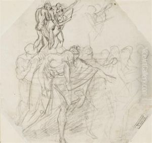 Un Groupe D'hommes by Baron Francois Gerard