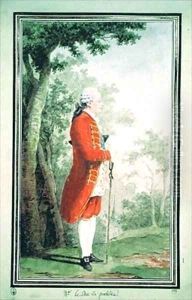 Louis Jean Marie de Bourbon (1725-93) Duke of Penthievre by Louis Carrogis Carmontelle
