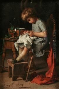 A Difficult Stitch by Lucien Gerard